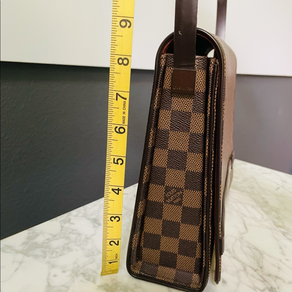 💯AUTHENTIC Louis Vuitton Flap Tribeca Damier Ebene Carre bag - Picture 10 of 13